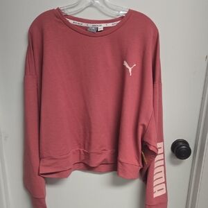 Puma Women's Pink Sweatshirt